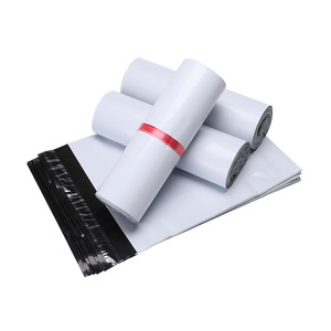 Sacs d'emballage express blancs DsaUotobag, longueur de scellage 40 cm, auto-scellants, imperméables, pour vêtements et logistique - Product Image 1