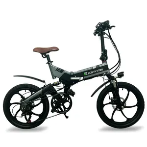 Vtt électrique avec moteur de 250W, 25 KM/h max, 36v, roues intégrées de 20 pouces, pour la montagne, stock ue