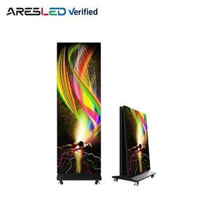 Pannello LED Digitale Pieghevole Portatile P1.2 P1.5 P1.8 P2.5 per Interni ed Esterni, Display a Poster, Banner, Totem e Schermo per Negozi - Product Image 1