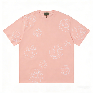 <span class=keywords><strong>T</strong></span>-<span class=keywords><strong>shirt</strong></span> ample à manches courtes imprimé en mousse 3D, tendance mode, streetwear hip-hop, pull unisexe, haut décontracté - Product Image 3