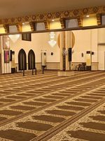 ODM-Fabrik Luxuriöser 12mm Dicker Bedruckter Islamischer Moschee-Gebetsteppich aus Nylon, Waschbar, als Rolle