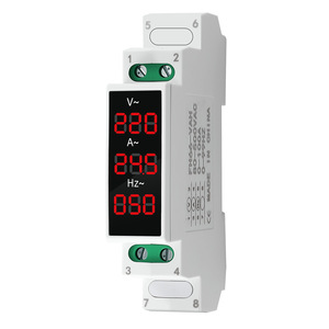 Mini Modular LED Digital anzeige Detektor Einzel anzeige Din Rail Mount Dreiphasen-Wechselstrom 80-500V Spannungs messer - Product Image 1