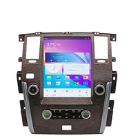 RoadNavi estilo Tesla Android 11 radio de coche para Nissan Patrol XE Y62 madera 2012-2021 reproductor Multimedia de coche inalámbrico Carplay 4G