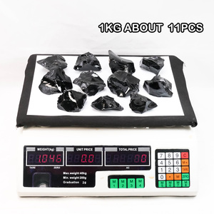 All'ingrosso cristalli ruvidi guarigione pietre e cristalli naturali di ossidiana nera pietra grezza per la vendita - Product Image 4