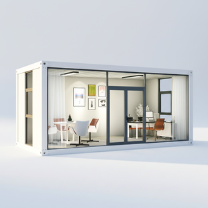 Casa Móvil de Lujo de Dos Dormitorios, Casa Contenedor Expandible con Cochera, Diseño de Villa Prefabricada, Oficina y Sala de Esports - Product Image 1