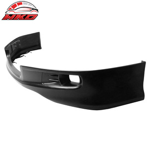 Compatible con Toyota Camry 07-09, labio de parachoques delantero estilo SE de fábrica, negro sin pintar, PU de alta calidad, accesorio exterior. - Product Image 3