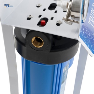 Cao cấp ba 10 "x 4.5" lớn màu xanh Bộ lọc hệ thống với Brass/cổng nhựa và khung cho home/Công nghiệp lọc nước - Product Image 5