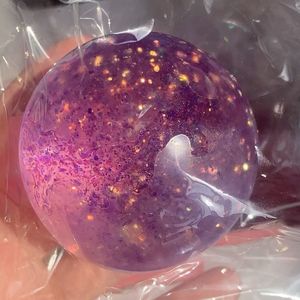 TikTok Viral Rubber Malt Sugar Squishy Pearlescent Stress-relief Gadget Aurora Venting <b>Ball</b> Slow-rebound Toy Syrup-like Bead - Product Image 3