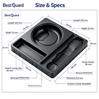 Custom Blister Packaging Plastic Clamshell for USB Cable and Watch with Clear Insert Tray for Display and Protection