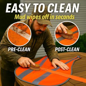 Chaleco Reflectante para Perros de Caza, Color Naranja Llama, Alta Visibilidad, con Campana Desmontable y Ajustable - Product Image 5