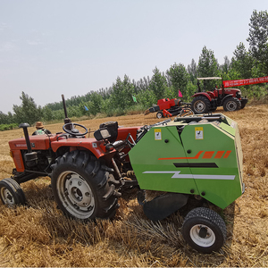 Achetez une presse à balles ronde pour tracteur agricole/machine à ensacher la paille de riz, presse à balles pour herbe humide et sèche - Product Image 5