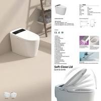 Toilette intelligente à double chasse haute performance, bidet intelligent conforme à la certification CE, personnalisation ODM et OEM pour projets mondiaux