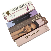 Emballage personnalisable pour kit de maquillage (eye-liner, rouge à lèvres, gloss) avec logo, en carton recyclé
