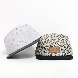 Gorras de 5 Paneles para <span class=keywords><strong>Mujer</strong></span>, Personalizadas al por Mayor, con Estampado de Naturaleza, para Senderismo y Pesca, con Correa Ajustable y Visera Plana - Product Image 4