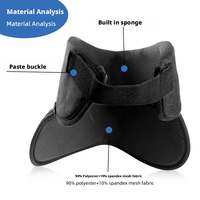 Collier de protection pour le cou avec protège-bouche, équipement de protection pour le hockey sur glace, résistant aux coupures, confortable à porter, protection du cou pour le hockey, logo personnalisé