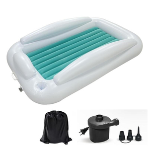 Cama de Viaje Inflable para Niños Pequeños con Parachoques de Seguridad, Colchón de Aire Portátil para Niños, Cama Inflable para Viajes y Campamentos - Product Image 4