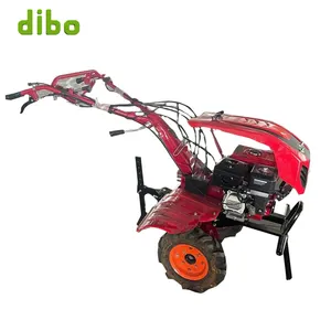 China Mini Diesel Garden lampshade Rotary Cultivator Hand Cultivator Hand Rear Tine Tiller Machine Power Tillers