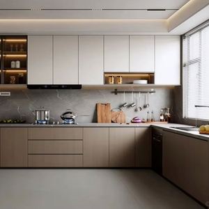 Muebles de Cocina Modernos, Sencillos, Resistentes al Agua y Ecológicos, Diseño de Última Generación, Venta Directa de Fábrica - Product Image 1