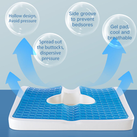 Coussin de siège médical en mousse à mémoire de forme OEM correcteur de posture coussin de siège en gel pour fauteuil roulant