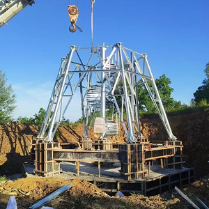 Tháp Radar khí tượng 15m 20m 25msteel cho ăng ten viễn thông và truyền thông - Product Image 2