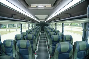 حافلة انتر كانتي 10m 45 مقعد سطح واحد جديد مكيف هواء 50 مقعد ديزل صيني lhd حافلة ادوات نارية