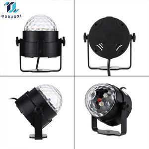 Proiettore Laser RGB 6W Attivato dal Suono con 7 Colori, Effetto Luminoso per Discoteca, Illuminazione da Palco, Lampada per Feste Natalizie, KTV e Musica - Product Image 1