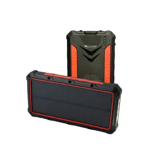 Wasserdichtes Solar Power Bank mobiles Ladegerät 12000mah tragbar mit Camping licht schnelles Hochleistungs-Powerbank-Ladegerät