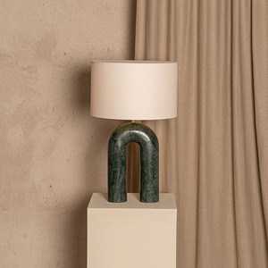 Nordic French Style <b>Table</b> <b>Lamp</b> E27 LED 220V Marble <b>Base</b> For Living Room Bedroom - Product Image 1