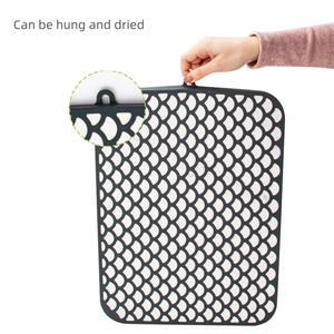 Diatomaceous Earth Absorbent Pad Stone Dish Drying <b>Mat</b> With Premium <b>Silicon</b> Protective Case for Kitchen Counter - Product Image 2
