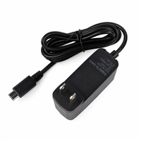 Chargeur d'alimentation filaire 100-240V, adaptateur secteur 5V, 2,4 a, 12W, prise EU/US, noir, pour Console