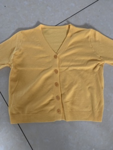 Suéter de Manga Larga para Mujer, Nuevo, Económico, al por Mayor, Cárdigan Corto con Cuello en V, Top de Punto para Mujer - Product Image 6