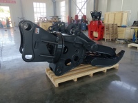 Pinza Hidráulica para Excavadora, Accesorio para Manipulación de Madera y Troncos, Tipo Giratorio