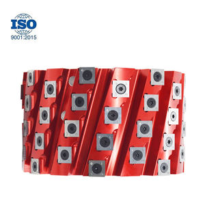 Cuchilla espiral de aluminio D165xd40xH100x15z para cepilladora de madera, personalizable OEM para carpintería - Product Image 1