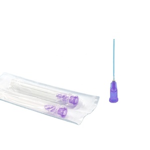 Aguja de irrigación desechable de plástico HENGYU 23G 27G <span class=keywords><strong>30G</strong></span> con doble puerto dentado y puerto lateral, fuente de alimentación manual, certificación CE Clase II - Product Image 1