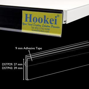 Siêu thị giá nhãn chủ hiển thị Dải Kệ PVC nhựa Dải dữ liệu nhựa PVC Clips dữ liệu-<span class=keywords><strong>Strip</strong></span> - Product Image 2