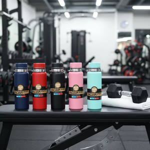 Bouteille <span class=keywords><strong>Thermos</strong></span> Intelligente et Numérique, Tasse Isotherme en Acier Inoxydable, Bouteille d'Eau Sportive Sous Vide, Gourde <span class=keywords><strong>1L</strong></span> - Product Image 2