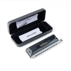 Harmonica Conjurer Popular 12 Holes 48 Tune Practice Chromatic Harmoncia For Students And Performer Harmonica