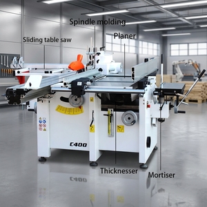 Machine à <span class=keywords><strong>bois</strong></span> combinée <span class=keywords><strong>Sicar</strong></span> C400 5 en 1 / Machine à <span class=keywords><strong>bois</strong></span> combinée 7 opérations professionnelles - Product Image 1