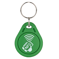 Porte-clés ABS RFID 125khz porte-clés puce d'identification TK4100 pour le contrôle d'accès