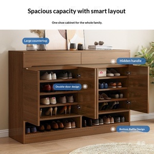 Armadio Moderno in Stile Cinese con <span class=keywords><strong>Ripiani</strong></span> Regolabili e Grande Capacità, Ideale per Scarpe, Adatto per Soggiorno, Camera da Letto, Balcone - Product Image 2