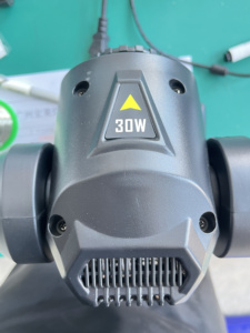 <span class=keywords><strong>30W</strong></span> Mini Di chuyển đầu ánh sáng với DMX512 12 kênh <span class=keywords><strong>30W</strong></span> trắng <span class=keywords><strong>LED</strong></span> tự động kích hoạt âm thanh chủ-nô lệ chế độ cho các sự kiện sân khấu trong nhà - Product Image 5