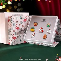 Offre Spéciale : Badges de Noël Personnalisés en Alliage de Zinc Émaillé – Vente en Gros Direct Usine – Badges de Revers en Métal Dur – Cadeau Promotionnel de Fêtes