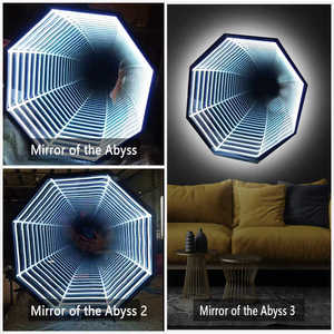 لوحات لافتات مخصصة ومضاءة بإضاءة ليد حروف مرآة مخصصة - Product Image 2