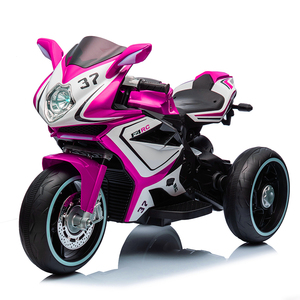 <span class=keywords><strong>2</strong></span>-4岁和5-7岁的儿童骑乘电池供电的<span class=keywords><strong>3</strong></span>轮电动汽车，具有音乐和轻型塑料摩托车灵感设计 - Product Image 1