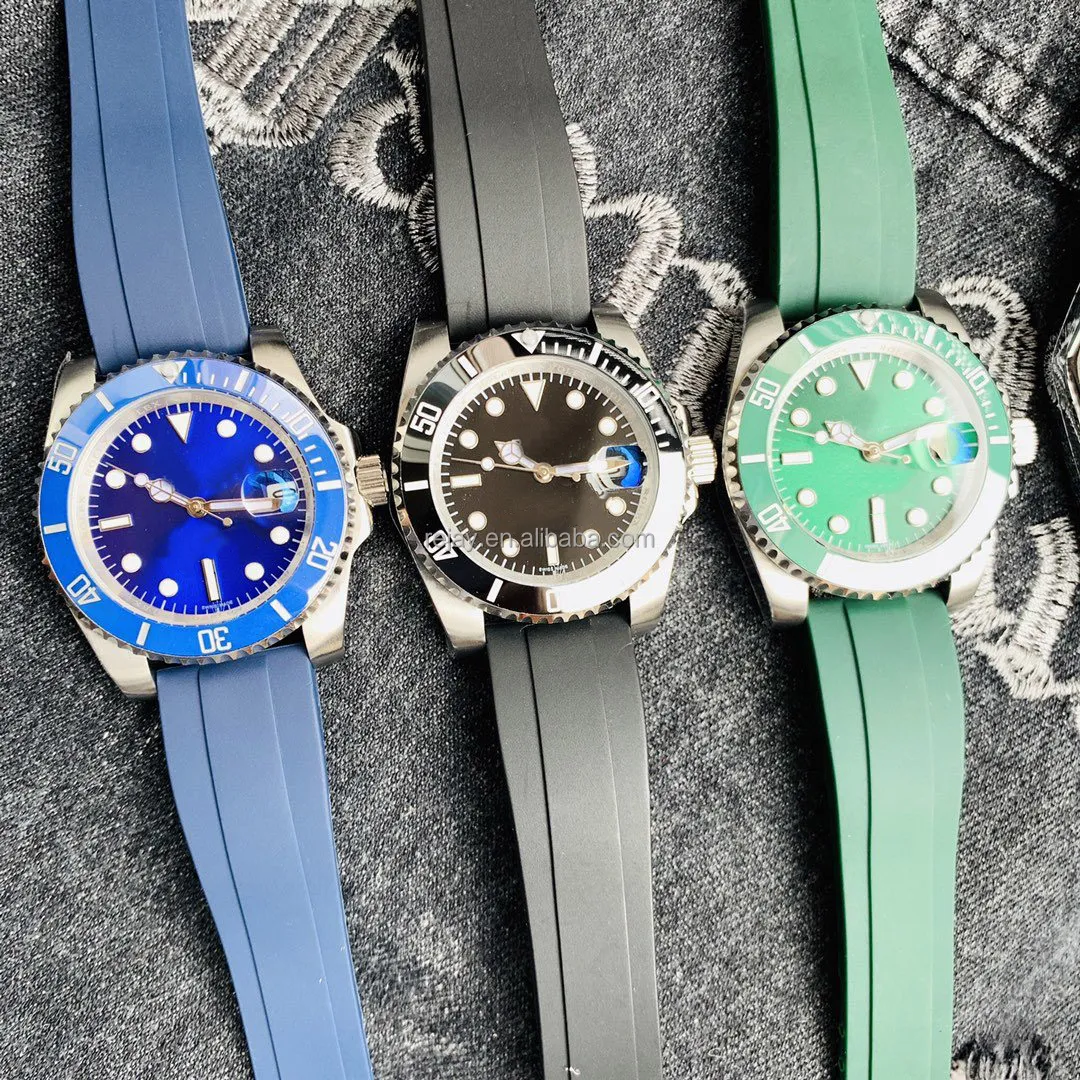 Новейшие мужские часы Керамическая рамка 40 мм нержавеющая сталь 126660 автоматический синий/черный циферблат Камерон дайвер мужские часы