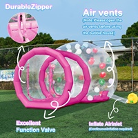Meilleure vente location de maison gonflable en pvc avec dôme gonflable et ballon, tente à bulles, maison gonflable transparente