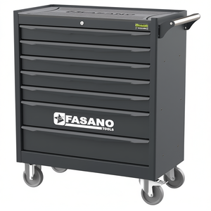 Fasano Tools 7 <b>Drawer</b> Rolling Tool Cabinet With Lock And Casters For <b>Workshop</b> Storage - Product Image 2