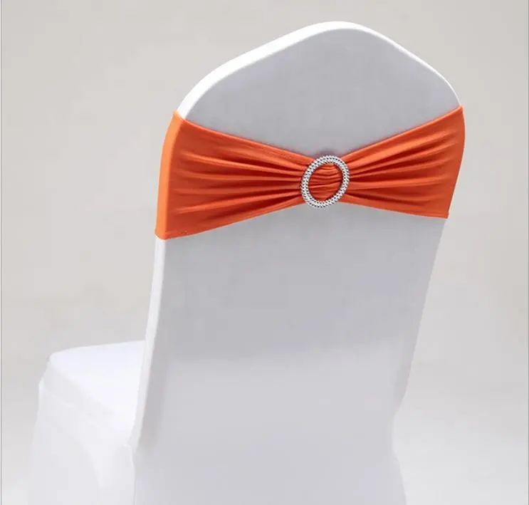 Funda de LICRA para silla, con banda, para bodas, eventos y banquetes