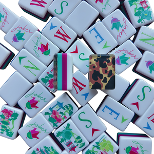 Amerikaanse Mahjong-set met 166 tegels inclusief Jokers, officiële Amerikaanse wedstrijdregelelementen voor een entertainmentspel voor vier spelers - Product Image 4
