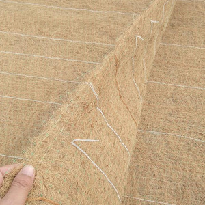 Couverture en fibre <span class=keywords><strong>de</strong></span> coco avec <span class=keywords><strong>graines</strong></span> d'herbe intégrées, <span class=keywords><strong>tapis</strong></span> biodégradable pour la protection des pentes, pour l'ensemencement des mines et des bordures routières - Product Image 4